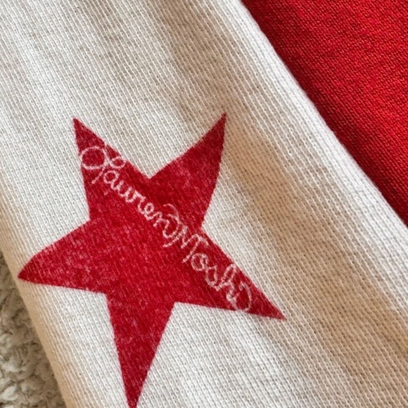 Lauren Moshi Tawny Track Pant in Red & Bone  Size Small - Picture 7 of 9